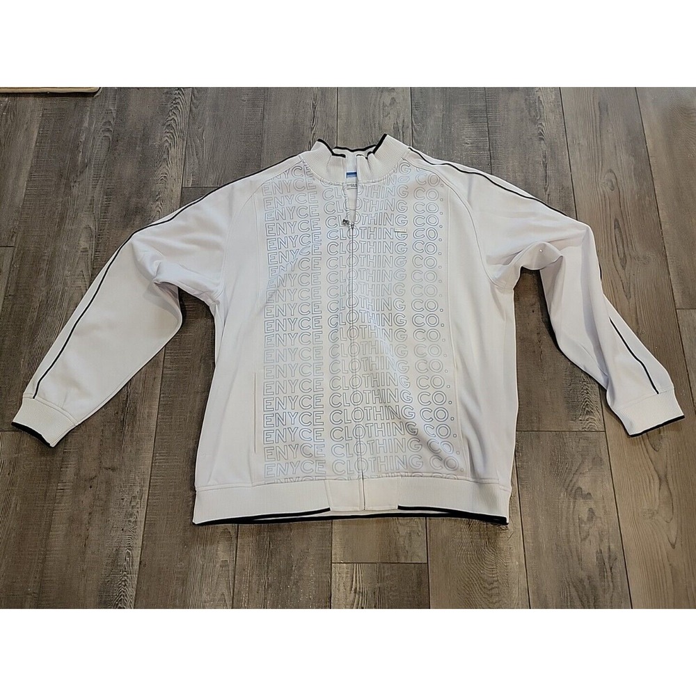 Vintages Navy Enyce Full Zip Sweatshirt Size:  3XL